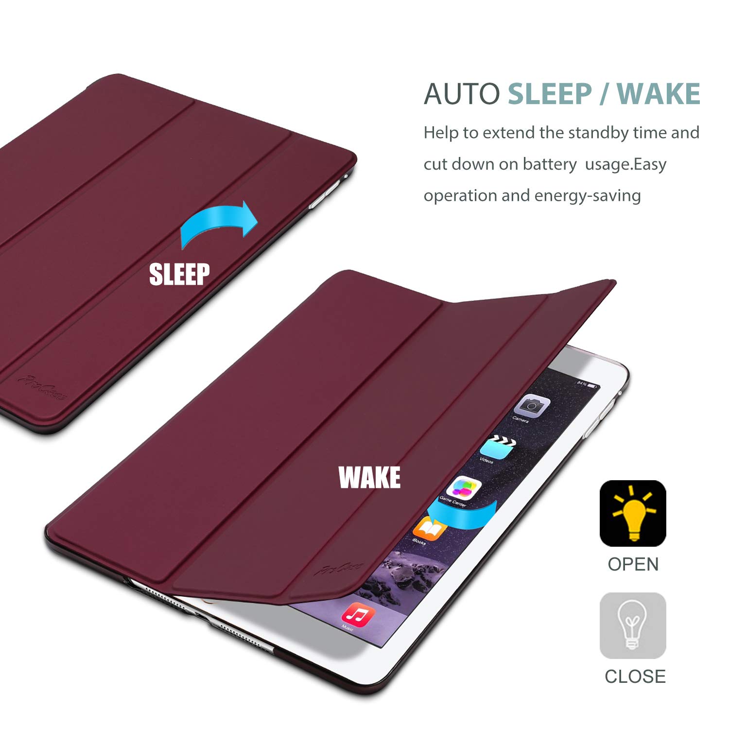 Procase Smart Case For Ipad Air 2014 Release Ultra Desertcart