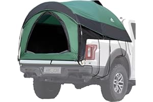 Forceatt Truck Bed Tent, Fits 5’-6.5’ , Waterproof PU2000mm Pickup 6.5 Foot Bed, Easy Setup 2 People Portable Truck Tents for Camping, Hiking, Fishing