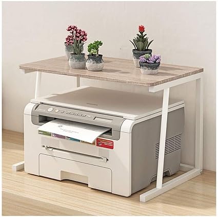 Supports Imprimantes Imprimante Tablette De Bureau Etagere De Rangement Support Bois Fax Mesures Accrues Machine Bureau Stand Organisateur For La Maison Et Le Bureau Support Pour Imprimante Amazon Fr Fournitures De Bureau