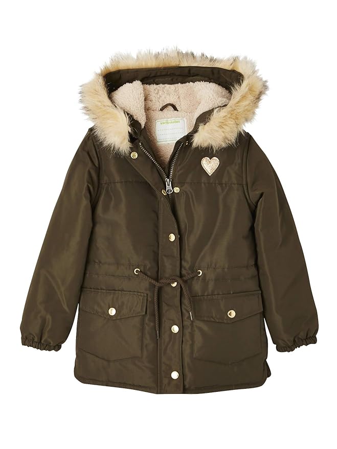 Vertbaudet Mädchen Winterjacke, warm gefüttert