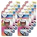 Febreze Car Vent Clips Air Freshener & Odor Eliminator, Gain Island Fresh Scent - 8Piece, Multicolor
