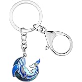 DALANE Enamel Alloy Ocean Fish Keychains Sea Animals Car Key Ring Jewelry Charms Gifts for Women Girls Kids