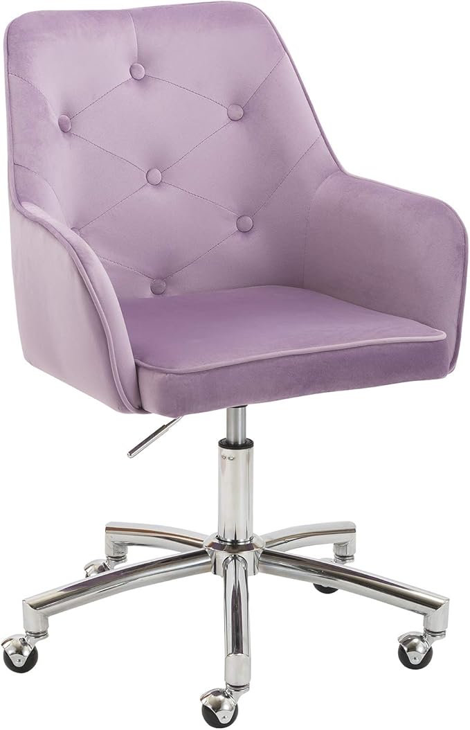 Amazon.com: HOMEFUN Home Office Chair, Purple Cute Modern Desk Chair