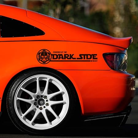 Amazon 車のステッカーダークサイドパワードダースベイダーシス銀河帝国クローンフォーススターウォーズカービニールステッカーデカール 車 バイク 車 バイク