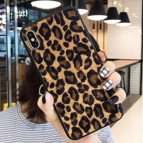 Lafunda For iPhone 6 iPhone 6S Protection Case, Super Cute Leopard Print Gel Skin TPU Case, Ultra Slim Flexible Soft Rubber Shell Shockproof Rubber Shell Funcky Back Bumper Case Cover Yellow