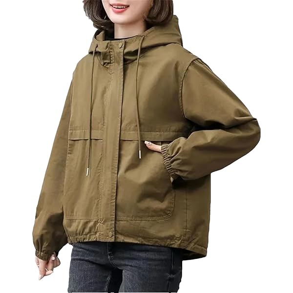 Amazon.com: YTR6TW Women's Trench Coat British Style Mid Length