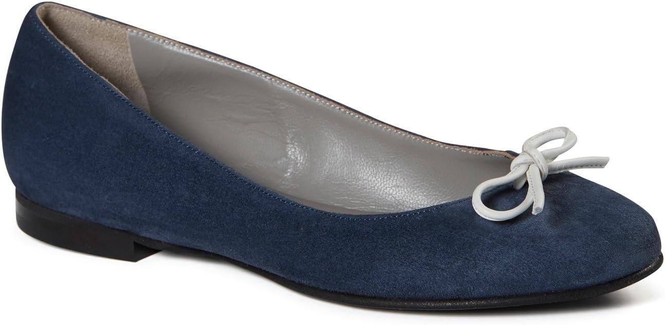 Ballerinas Blue Navy Suede