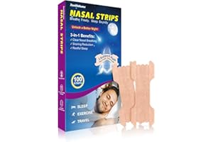 ZenithHome Nasal Strips for Snoring, 100 Count Extra Strength Nose Strips for Breathing, Anti Snoring Devices for Sports and Sleep, Help Stop Snoring, Relieve Nasal Congestion, Drug-Free,Deeper Sleep