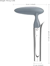 Asdirne Apple Corer with ABS Handle Serrated Stainless Steel Blade Grey view 2
