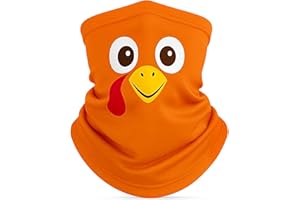 Ramede Thanksgiving Turkey Neck Gaiter Thanksgiving Turkey Mask Face Scarf for Adult Dress up Running Cosplay Costume