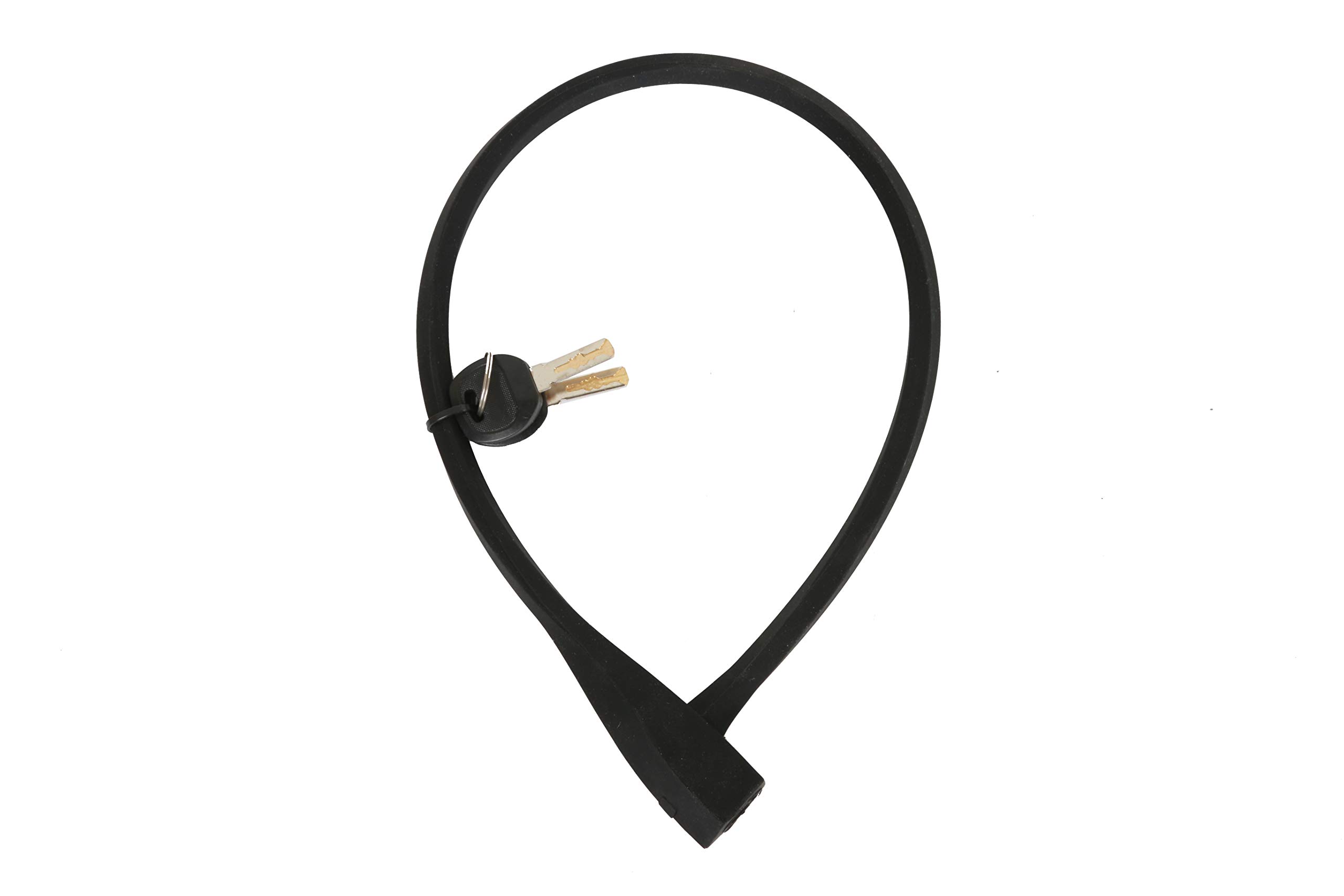 MSC Bikes LOCKFLEXBK Expandable Lock with Security Code, Black, 10 x 600