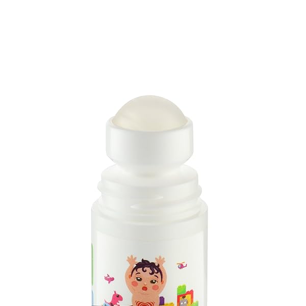 MAMAEARTH EASY BABY TUMMY ROLL ON FOR DIGESTION & COLIC RELIEF WITH HING & FENNEL | NATURAL GAS RELIEF BELLY RUB FOR DELICATE SKIN OF BABIES | 40ML/1.35 FL OZ