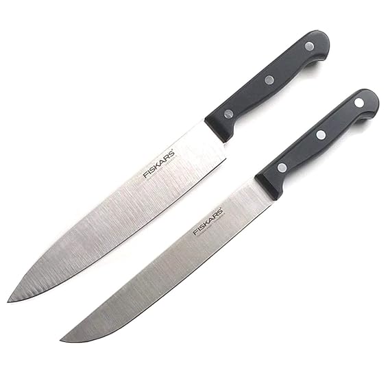 Fiskars Messer Set 2tlg. Kochmesser/Fleischmesser scharf !