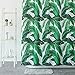 Aimjerry Longer Tropical Plants Fabric Shower Curtain for Bathroom, Green 72-inch x 78-inch