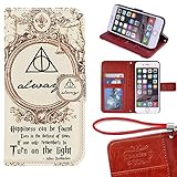 iPhone 6S Wallet Case - Onelee Harry Potter Premium PU Leather Case Wallet Flip Stand 4.7