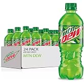 Mountain Dew Soda, 20 Fl Oz (Pack of 24)