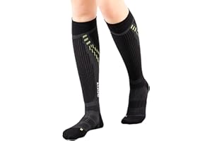 aoFIT Compression Socks for Women & Men (1 Pair) Circulation 15-20mmHg Support for Running, Travel, Athletic, Cycling