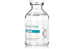 Mixrug Reconstitution Solution in Premium Glass Vials with Rubber Stoppers (1 Pack of 30 ml)