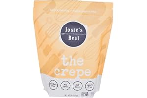 JOSIE'S BEST Josies Best Gluten Free Mixes Crepe Mix - 5lb Bulk Bag for GF Crepes - Certified Gluten Free - Dairy Free, Made in Dedicated Facilities - American Family Owned and Made.