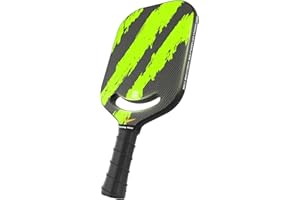 Warping Point Ascent Pickleball Paddles| Carbon Fiber Pickleball Racket with Aero Throat | Textured Grit Surface | Hexa Polymer Core | Designed for Swing Speed and Maneuverability