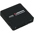AGFA 73-in-1 Card Reader/Writer Compatible with All Versions of SD/HC, Micro SD, CF, XD, MS/Pro Duo and SIM Cards