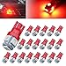 AUTOUS90 20 X T10 Wedge 5 SMD 5050 Red LED Light bulbs W5W 2825 158 192 168 194