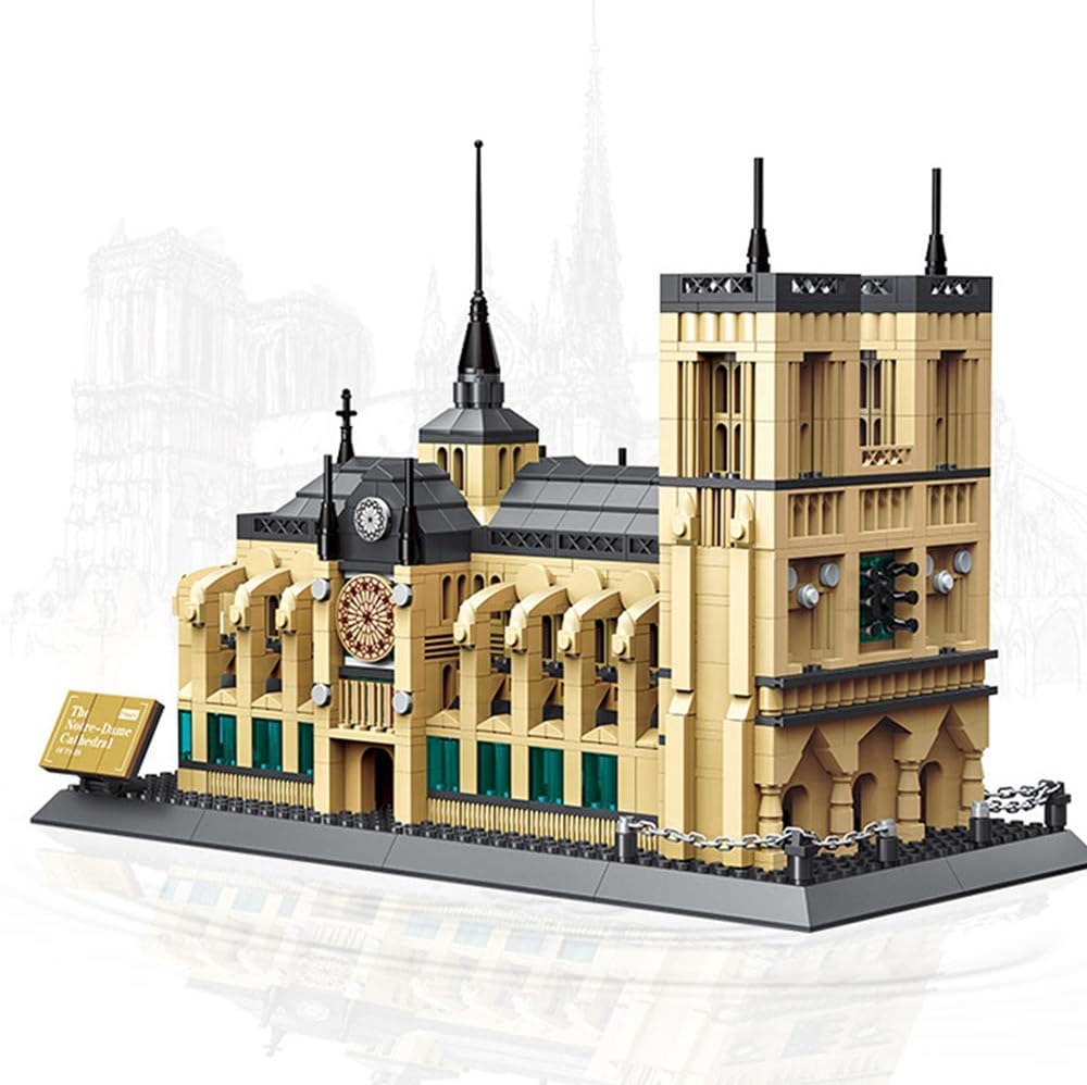 The Famous Notre Dame Cathedral Building Block kit, Children's Building