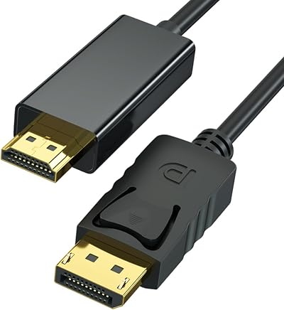 Mepsies DisplayPort to HDMI Cable 6ft 4K DP 1.2 to HDMI 1.4 Uni-Directional