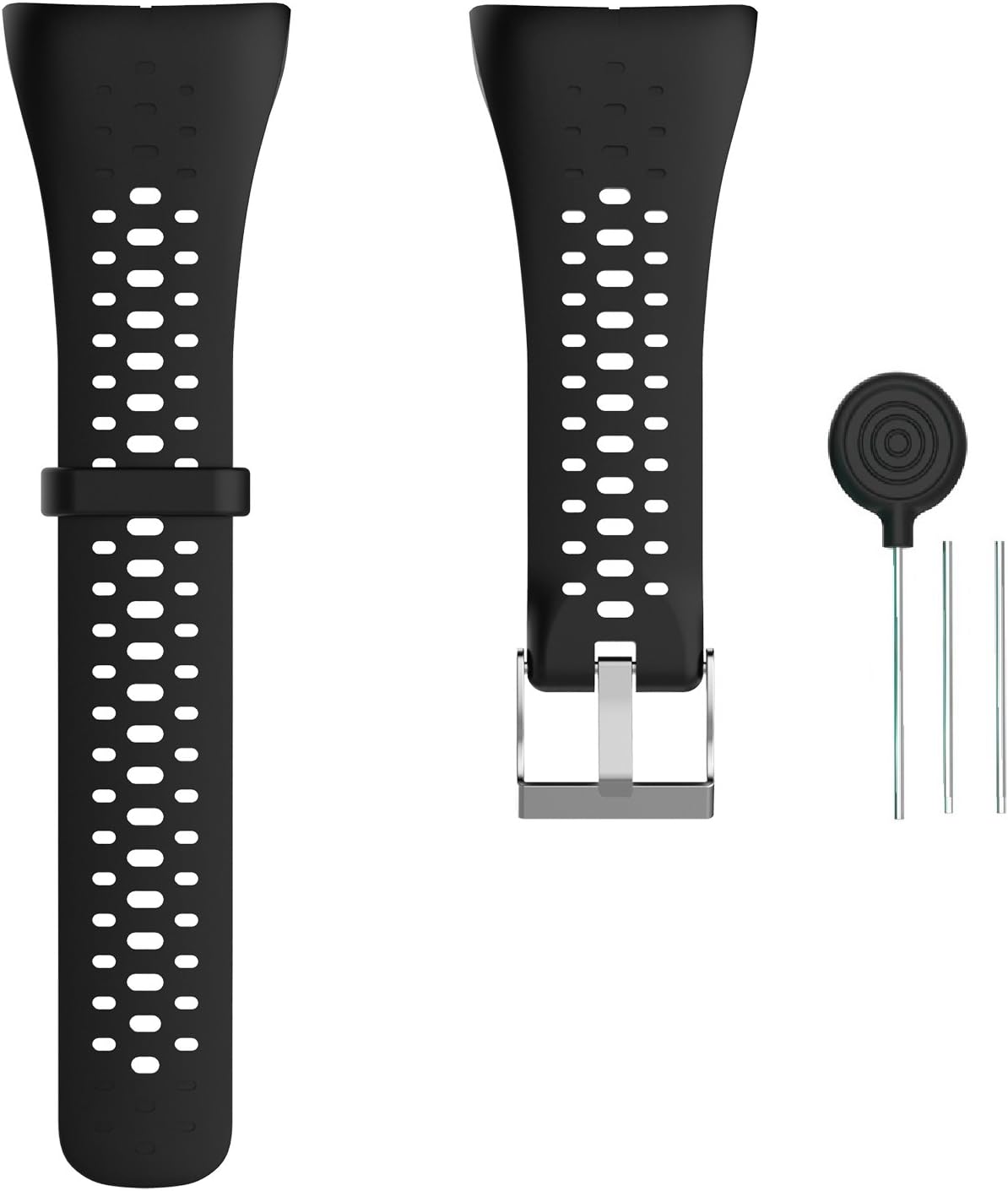 Waekethy Strap for Polar M430/M400, Adjustable Silicone Replacement Strap Compatible with Polar M400/Polar M430