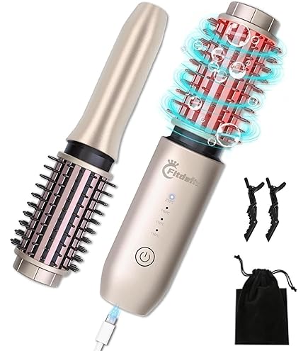 Amazon.com: Panasonic Compact Brush Hair Iron 26mm curl-Straight 2