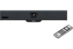 Yealink A10-010 All-in-One Video Meeting Bar 4K Conference Room Camera and Microphone with Android System, 120° FOV, Speaker 