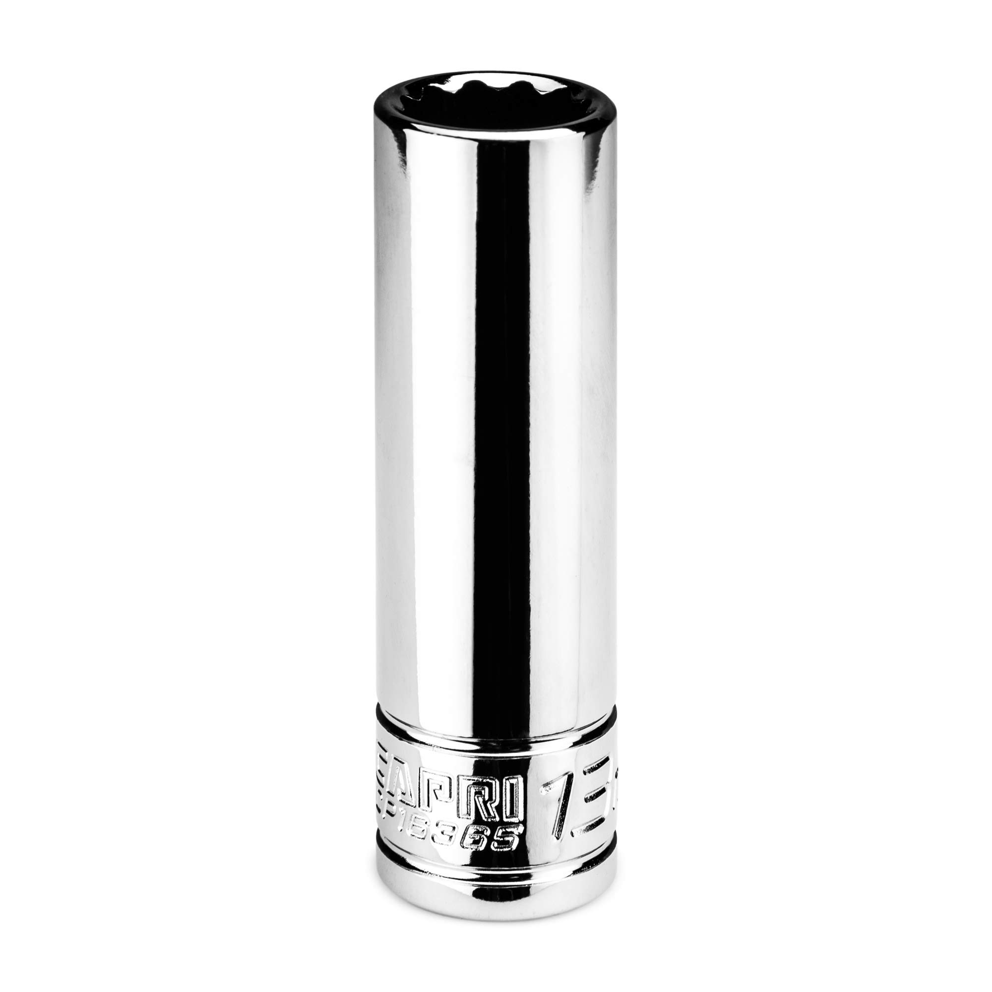 Photo 1 of Capri Tools 13 mm Deep Socket, 3/8 in. Drive, 12-point, Metric, CP16365