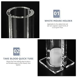 ULTECHNOVO 1pc Mouse Holder Retainers Acrylic Fixed