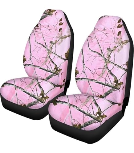 Pink Seat Covers For Cars FKELYI Pink Camo Car Seat Covers Full - Main Image