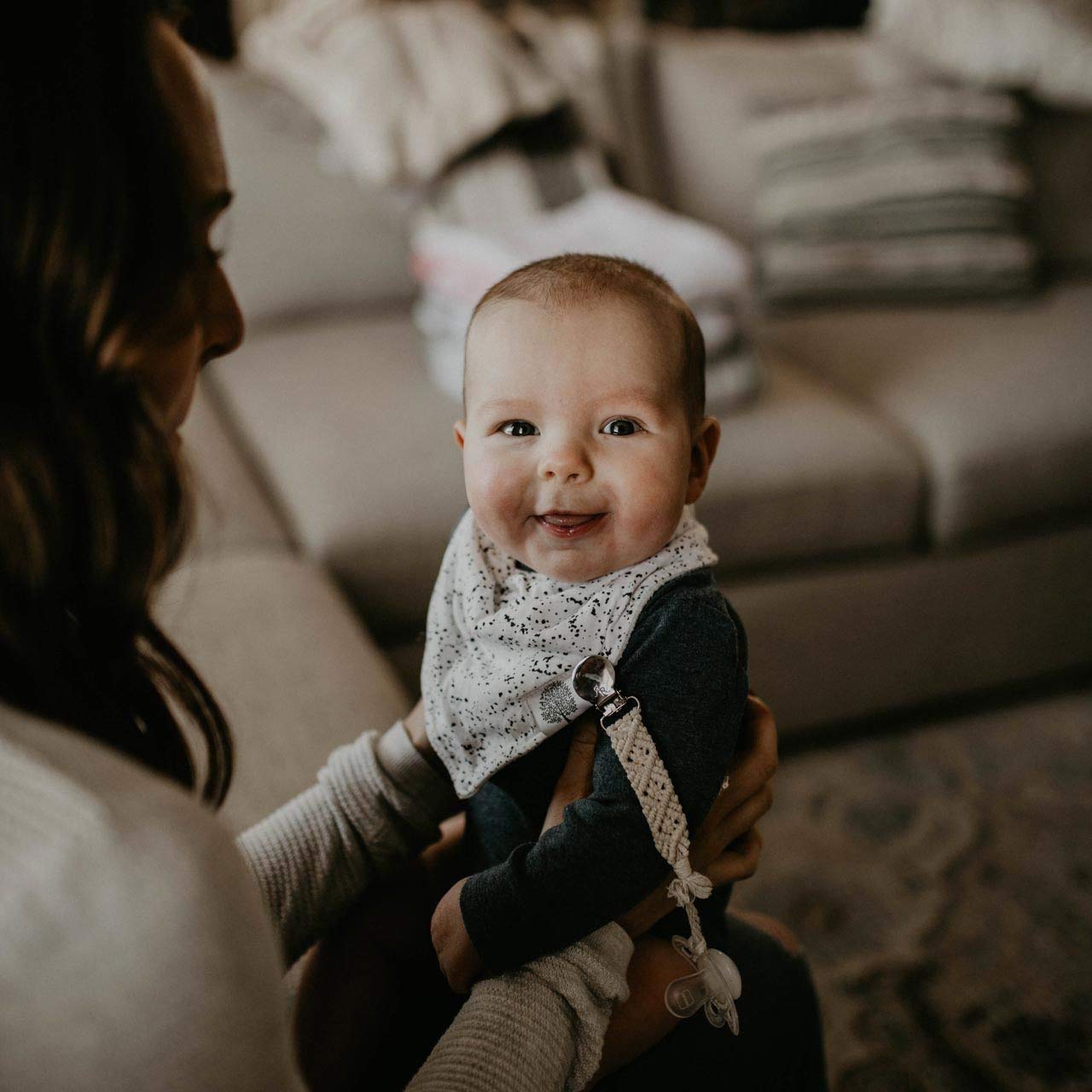 parker baby bandana drool bibs