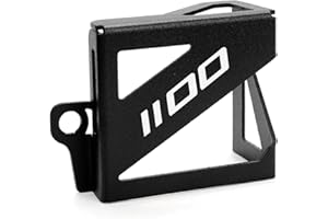 ZYAKOMO Compatible with Africa Twin CRF1100L DCT CRF 1100L Adventure Sports ES 2019-2023 2024 2025 CNC Motorcycle Rear Brake Fluid Reservoir Cover Guard (Black)