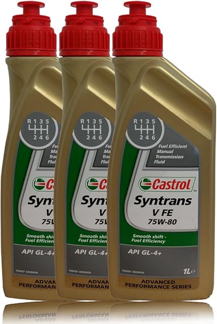 Castrol Syntrans V FE 75W-803x - Aceite para caja de cambios (1 L): Amazon.es: Coche y moto