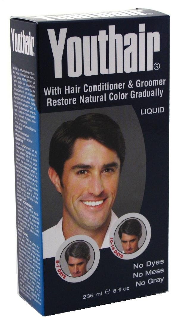 Buy Youthair Hair Color & Conditioner For Men, Liquid 8 fl oz Online