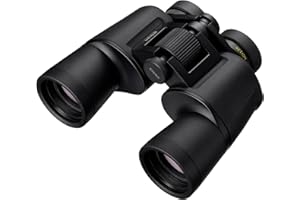 Nikon 尼康 Action 8x42 双筒望远镜 | 多层涂层尼康光学,明亮,宽视野,8 倍功率,转动和滑动可调节眼杯和三脚架式 Porro-Prism 设计