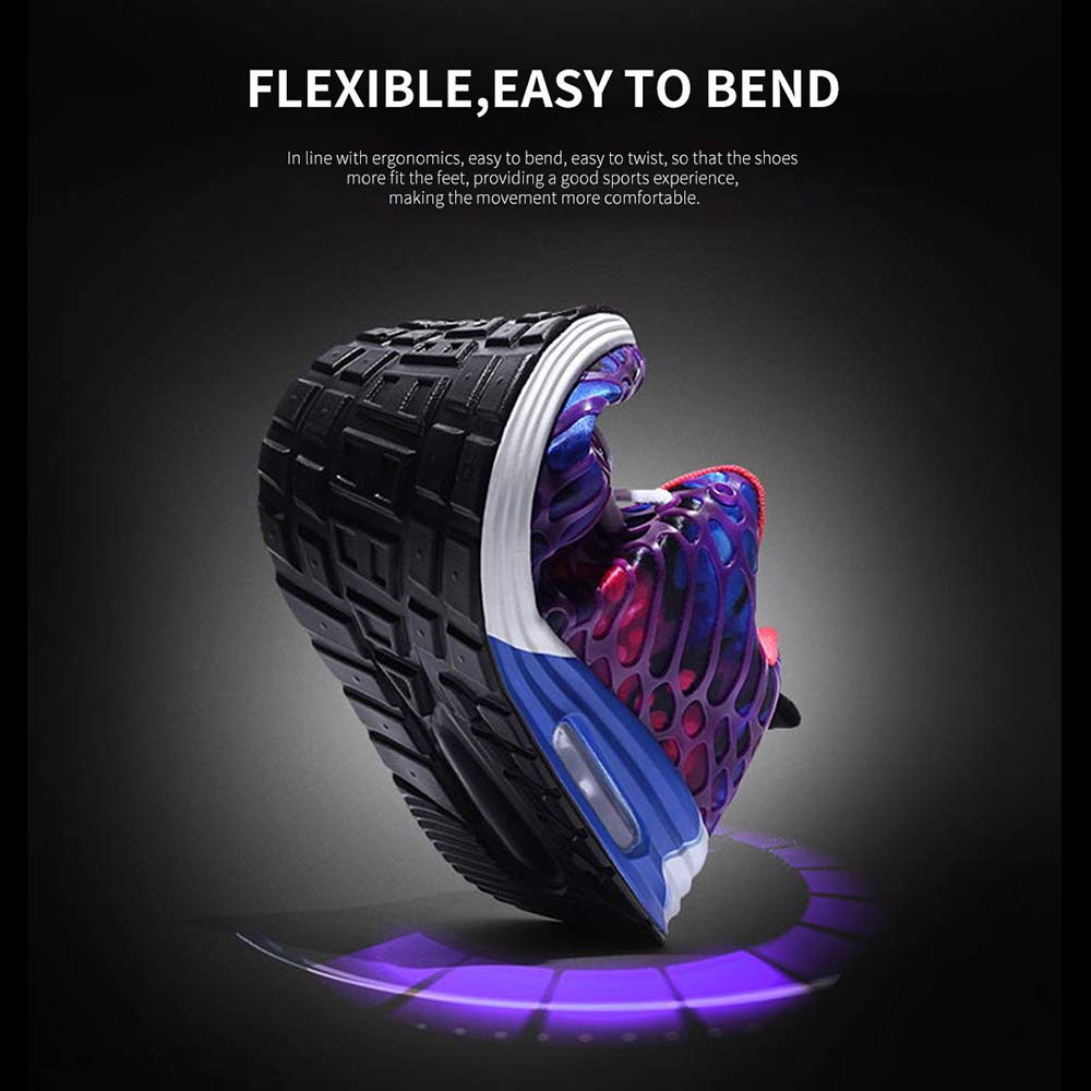 Wonvatu Women Men Breathable Fashion Running Sneakers Comfortable Lightweight Walking Athletic Shoes