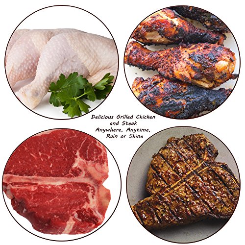 Megachef Dual Surface Reversible Indoor Grill and Griddle, black (MCG