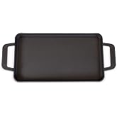 Maverick 22-Inch Preseasoned Carbon Steel Griddle, 4mm Heavy-Duty Flat Top Grill Pan with Raised Edges &amp; Integrated Handles