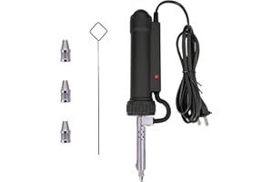 zycllycx Electric Solder Sucker Vacuum,Automatic Desoldering Pump,Black Desoldering Tool For One-Handed Use And Reliable Suction,Designed for extended use Tin Removal Work Ac110v 30w Desoldering Gun
