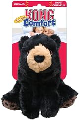KONG Comfort Kiddos Bear Plush Dog Toy with Removable Squeaker for Large Dogs view 4
