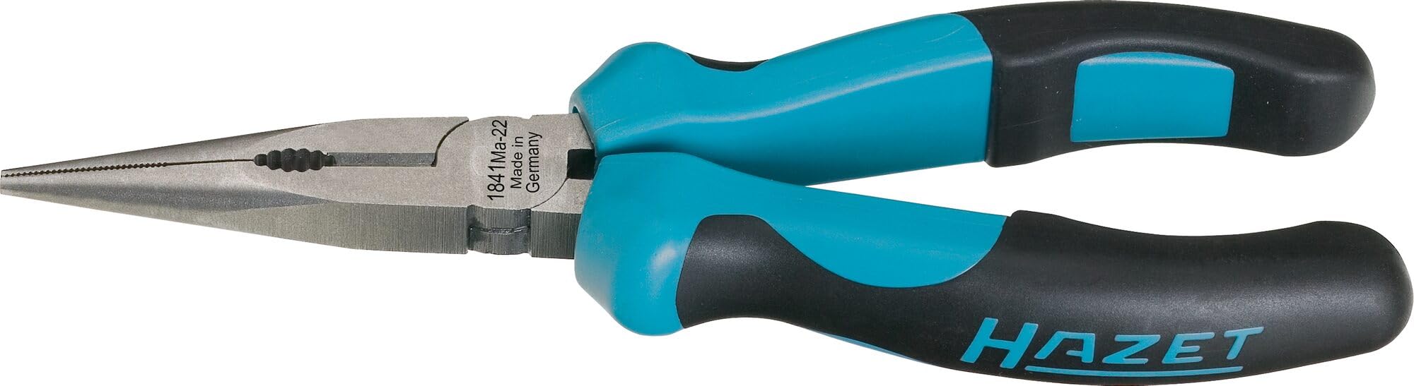 HAZET 1841MA-22 165 mm Snipe Nose Pliers - Polished/Blasted