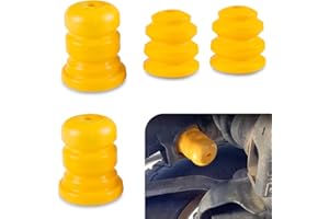 CIVWESI Two Control Arm Bumpers and Two Control Rear Axle Bumpers, Car Front Lower Suspension Bump Rubber Pads, Original OE Replacement 15153958 15039397, Compatible with Chevy Suburban Avalanche GMC Yukon