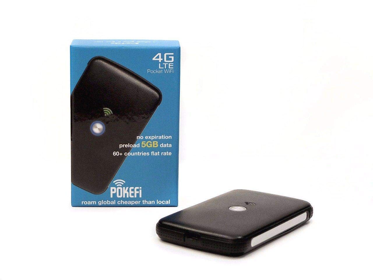 Pokefi 4G Mobile Hotspot. SIM free. Connect up to 8 devices. 60 plus