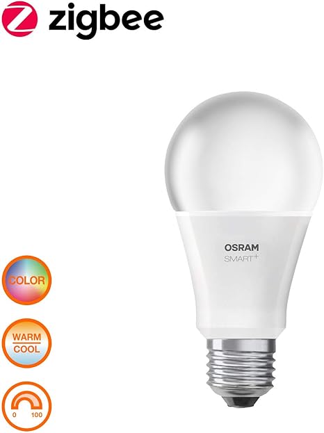 Osram Smart Rgb Led Mit Fernbedienung Zigbee Led Lampe E27 Mit Schalter Warmweiss Bis Tageslicht Dimmbar Direkt Kompatibel Mit Echo Plus Und Echo Show 2 Gen Kompatibel Mit Philips Hue Bridge Amazon De