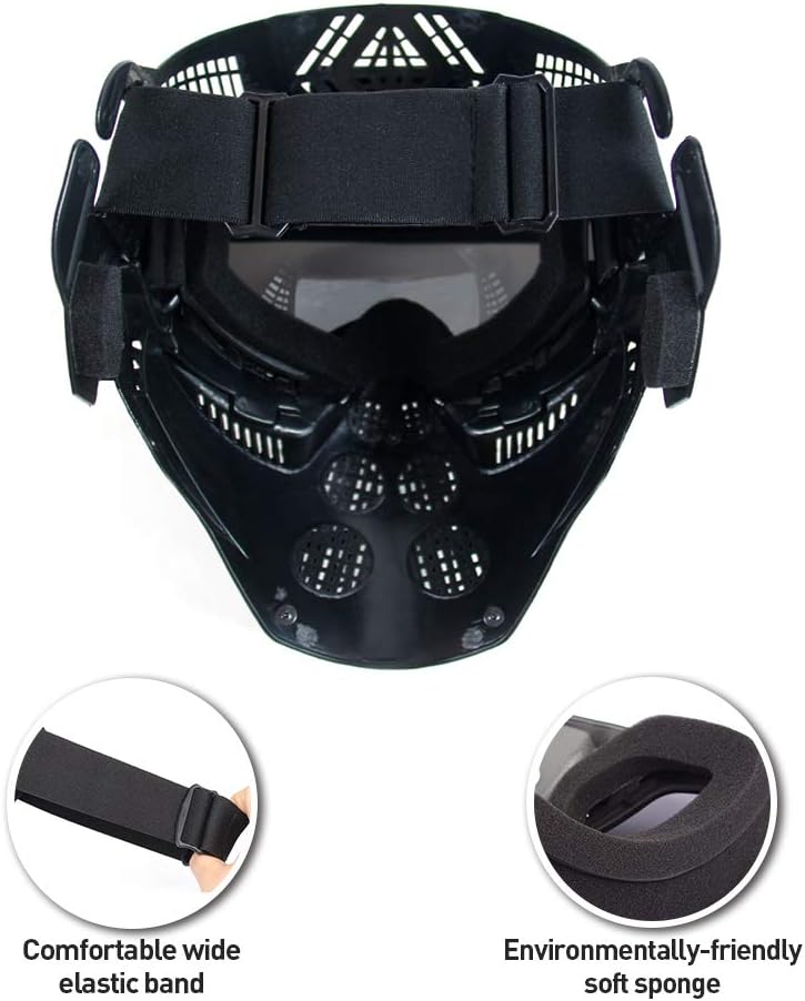 VLIKE Tactical Paintball Goggles Mask Airsoft Masks CS Training Tactical Goggles Adult Mask for Man Woman : Sports & Outdoors