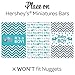 Teal Blue Elephant Boy Baby Shower Mini Chocolate Candy Bar Wrapper Labels, Party Favor Stickers - 45 Count
